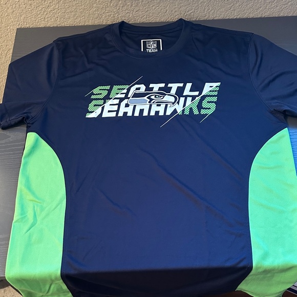 NFL Other - NFL Seattle Seahawks Navy and Lime Tee
